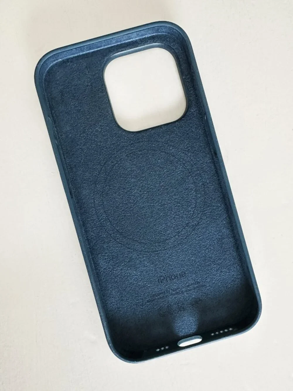 iPhone 14 Pro Silicone Case in Storm Blue